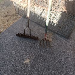 Two Old Yard tools