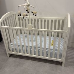 Pottery Barn Crib With Mattress 