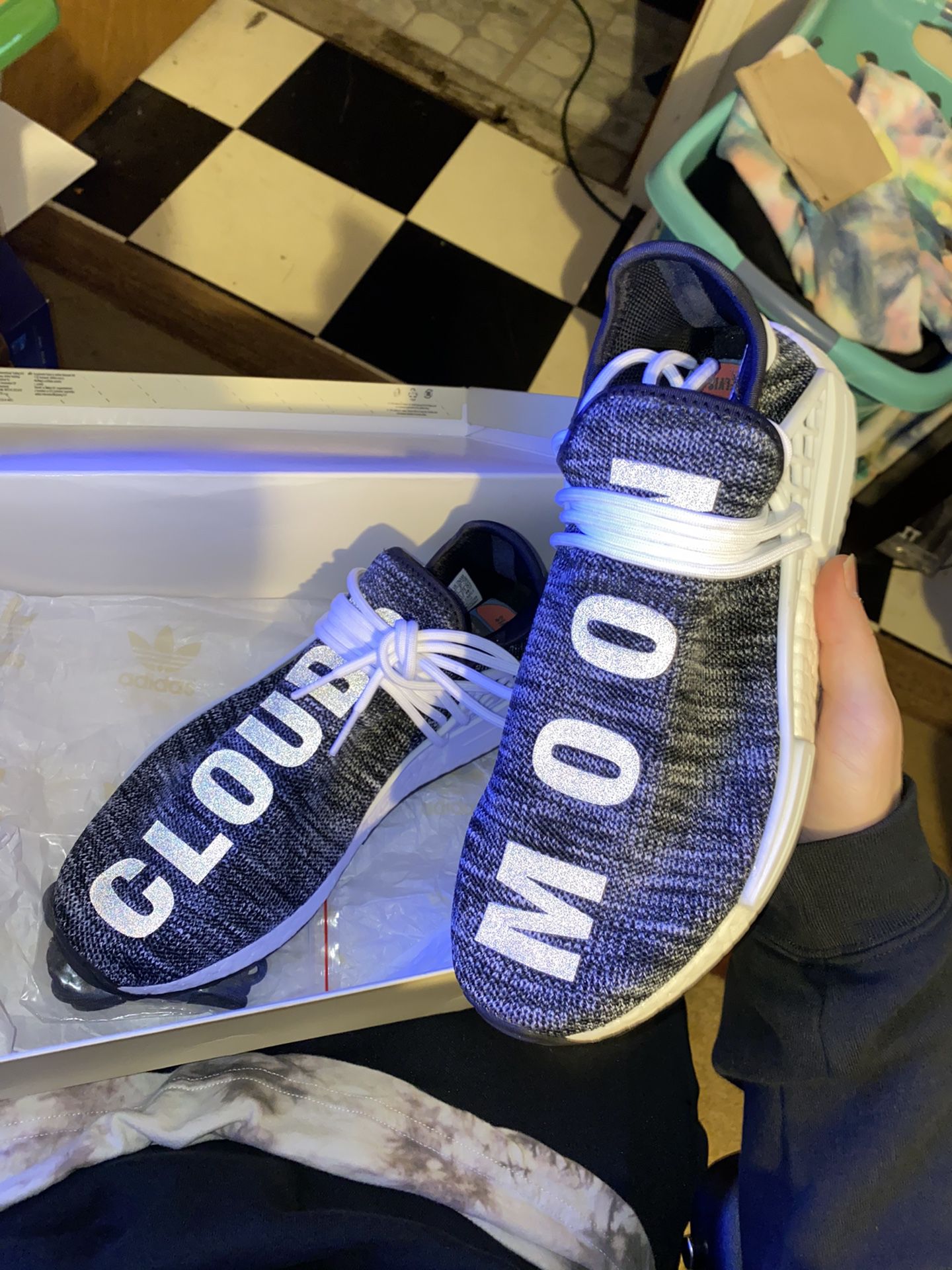 PW Adidas human race NMD TR (Oreo) 100% authentic