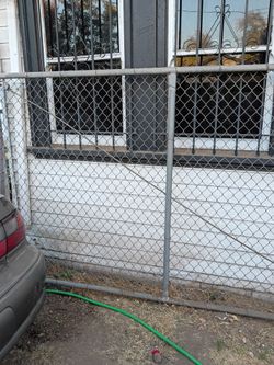 Fence door for gate