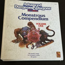 Dungeons & Dragons Monstrous Compendium Vol. 1 & 3 TSR#2102/2104 Plus Extras