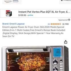 Emeril Lagasse Power Air Fryer 360 9 In 1 