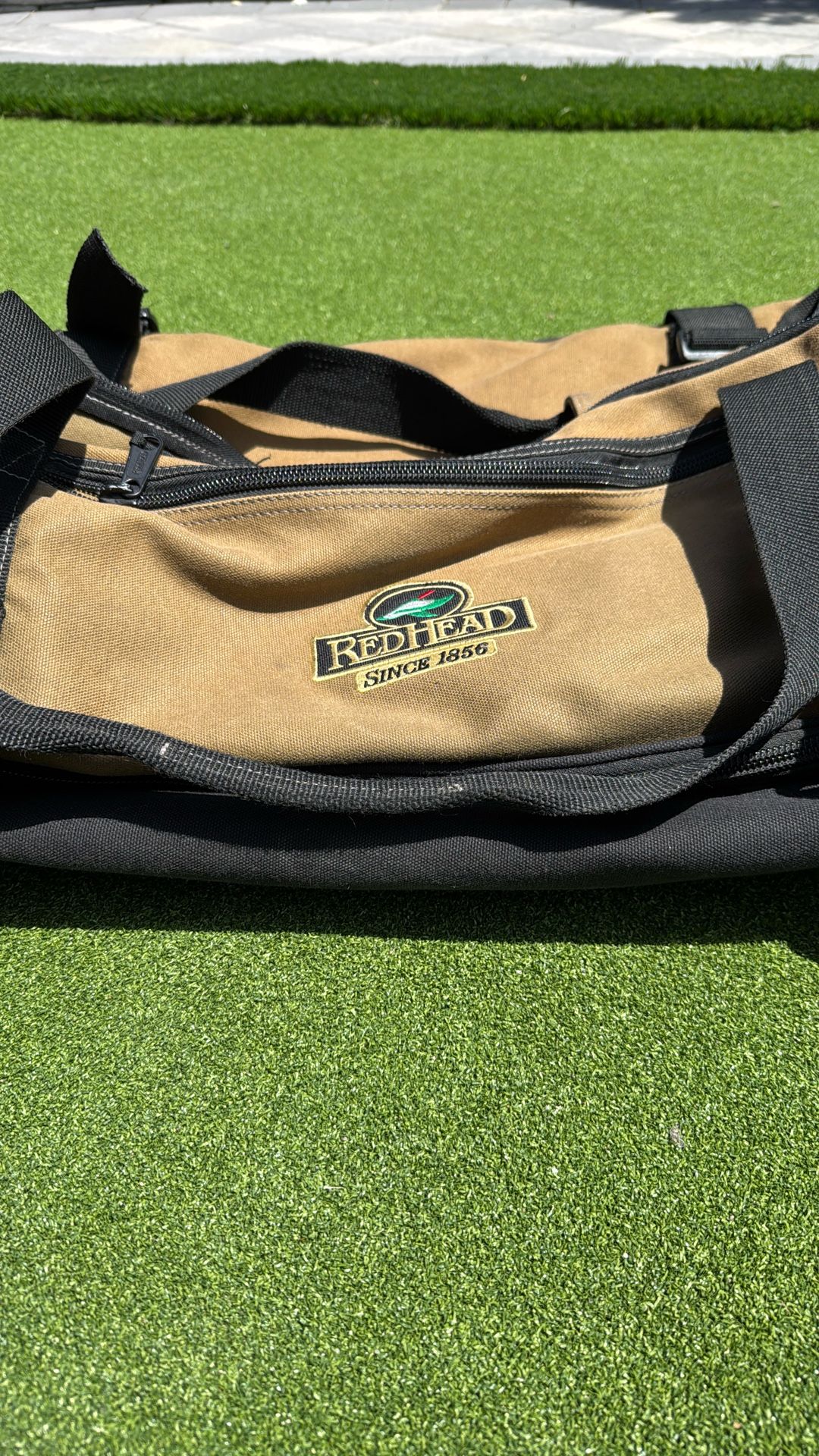 RedHead 36” Rolling Canvas Duffle With Extendable Handle