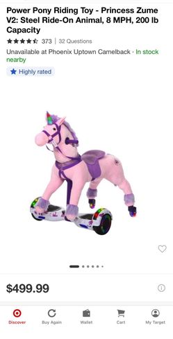 Pink Hoverboard Unicorn