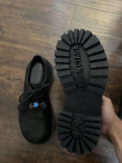 Balenciaga hummer derby boots