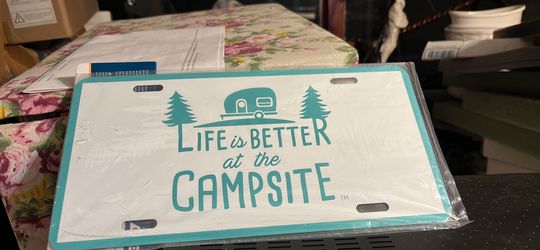 RV License Plate