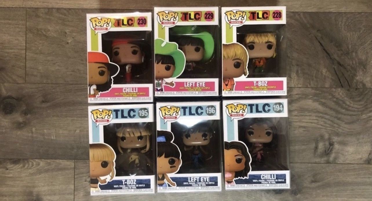 TLC Music Funko Lot Of 6 T-Boz And chili