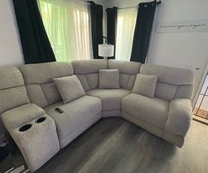 Grey white Couch