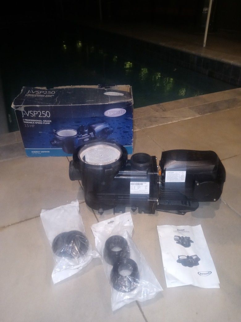 Jacuzzi JVSP250 Variable Speed Pool Pump 2.5 HP for Sale in Las