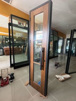 Andersen Wood and Glass Entry Door 26x95