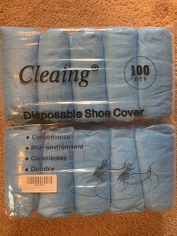 Disposable shoe covers: 50 pairs