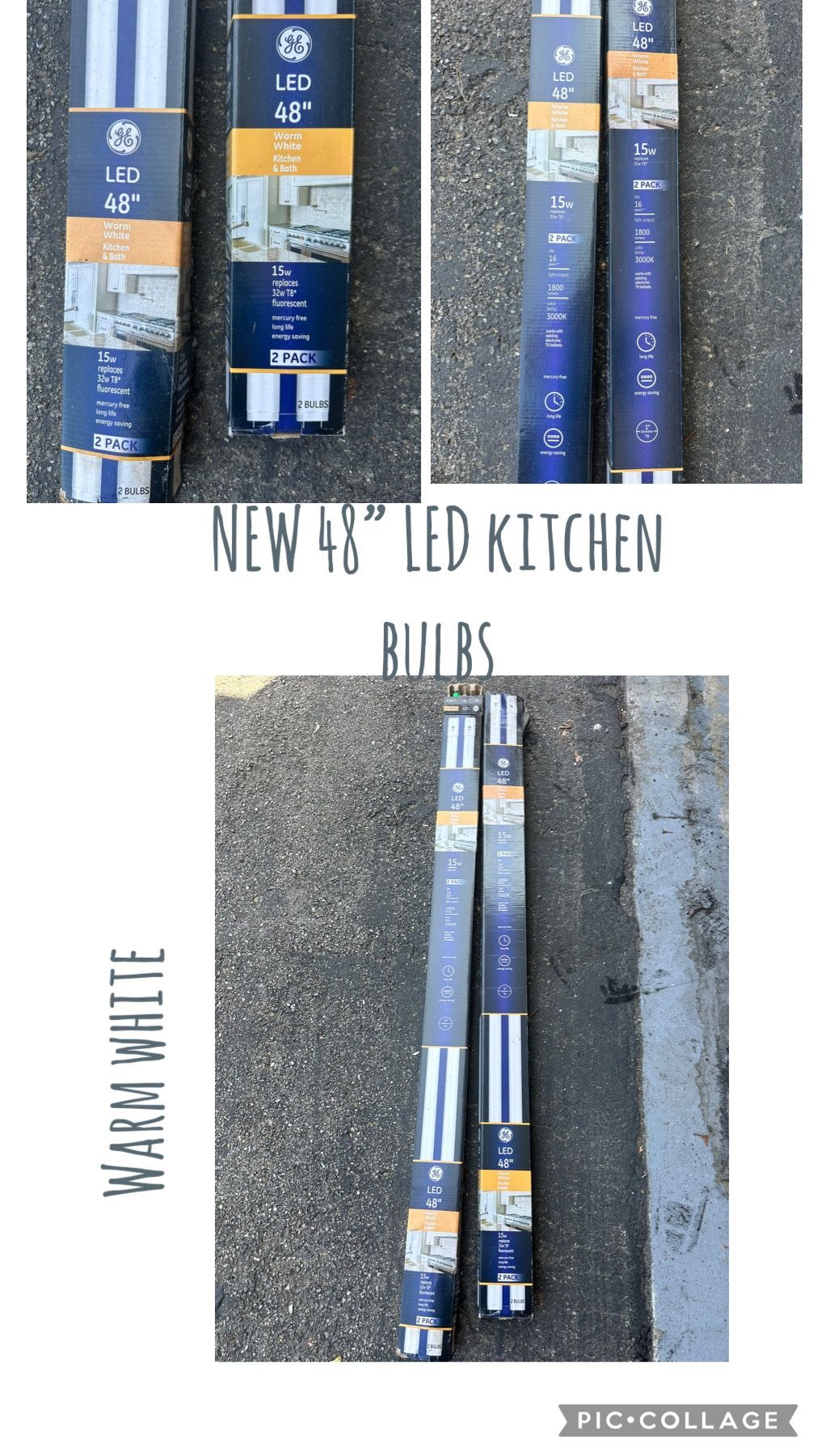 NIB 48” LED Kitchen and bath lights