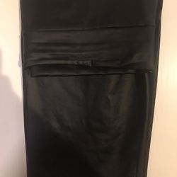 Pleather Pencil Skirt Plus Size