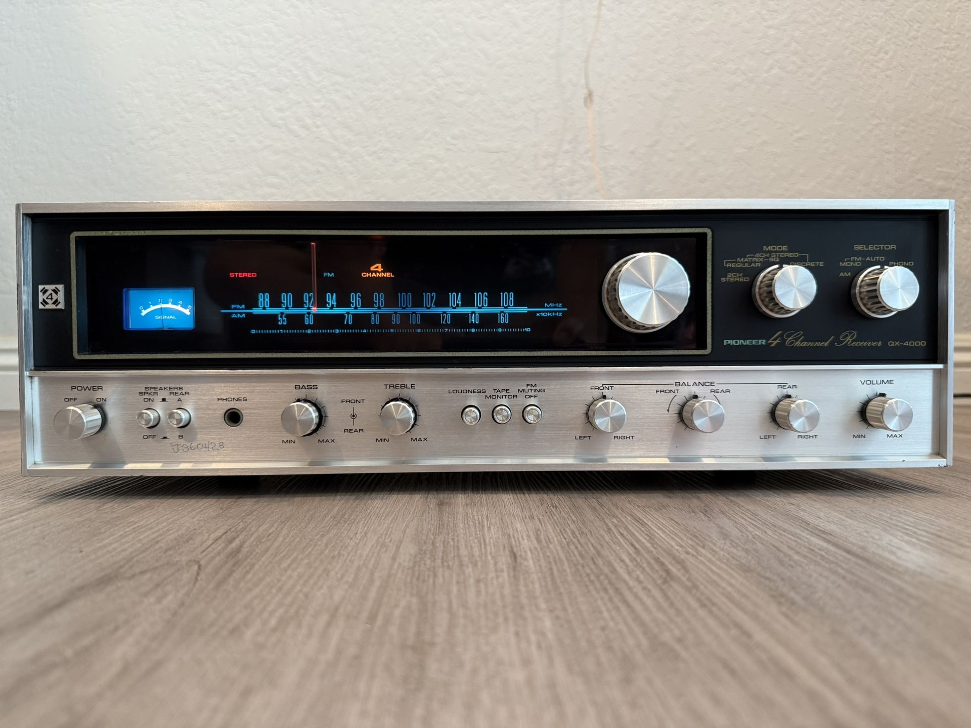 PIONEER SX-4000 4 Channel Stereo Receiver