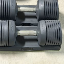 JAXJOX Adjustable Dumbbells (8–50 lbs) – $225 – Goodyear, AZ