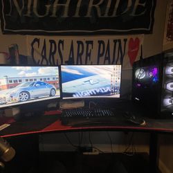 PC gaming setup