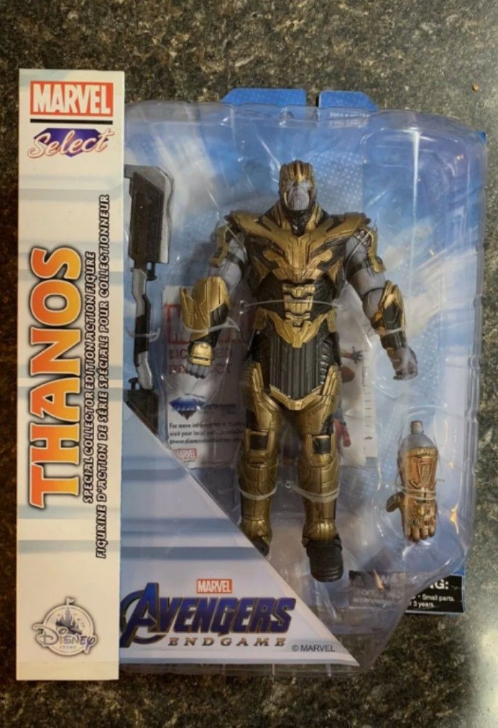 2019 Exclusive Marvel Select Thanos Endgame Collectible Action Figure Toy