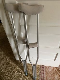 Crutches with pads... a game changer!