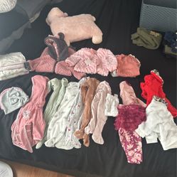 Baby Girl Newborn-0-3 Month Lot