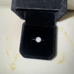 Diamond Stud Ring Lab Grown
