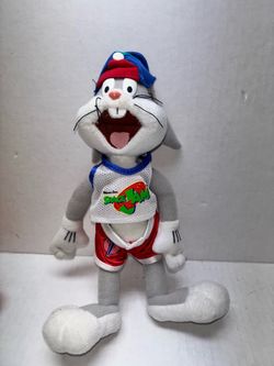 Michael Jordan Space Jam Bugs Bunny Plush Toy 1996 Looney Tunes, McDonald's
