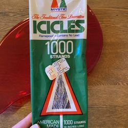 Vintage Christmas Tree Icicles