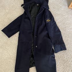 Vintage military pea coat