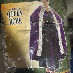 Queen robe Costume with tiara