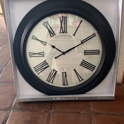 30” Wall Clock.