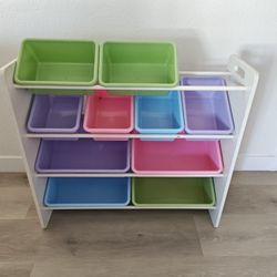 Kids Plastic Storage Organizer 