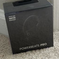New never opened Powerbeats Pro, sweat, and water resistant