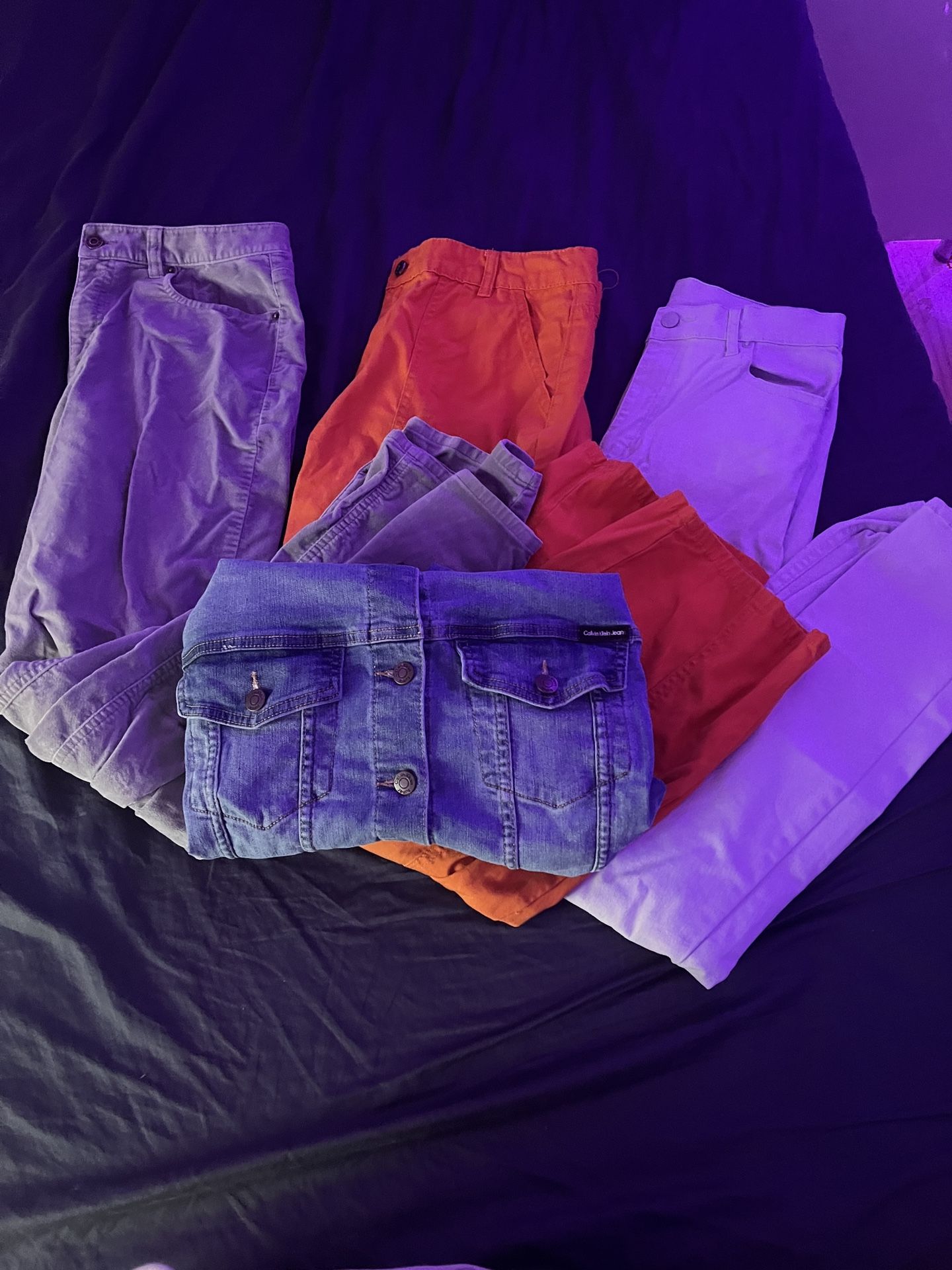 3pair Of Jeans With Calvin Klein, Jean Jacket