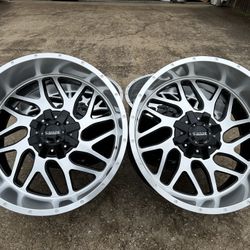 BRAND NEW 24x12 INCH SAVAGE OFF-ROAD RIMS