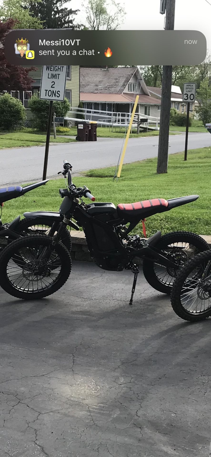 Fully Built 72v Surron