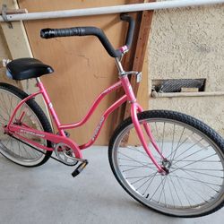 Pink Beach Cruiser 