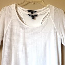 Ralph Lauren mesh shirt 2pc set PM  like brand new 