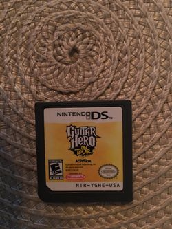 Nintendo ds guitar hero on tour