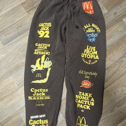 Travis Scott McDonald Sweats Size Medium 🔥