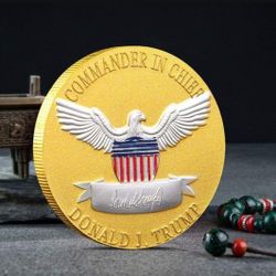 New Trump Coin Gold Plated 