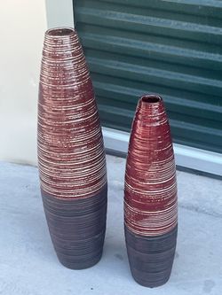 21” and 28” vases both for 55