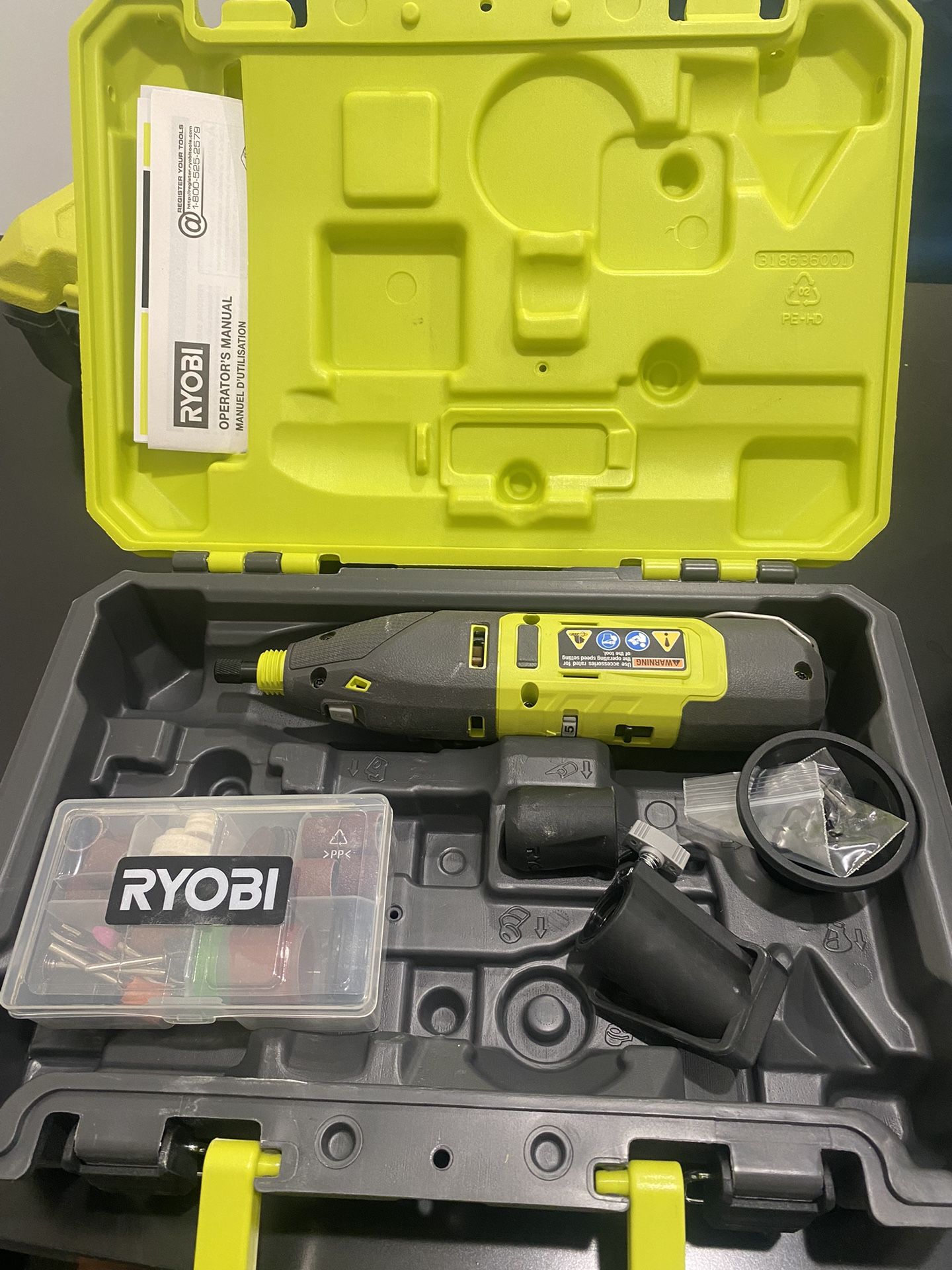 RYOBI 12V Cordless Rotary Tool Kit