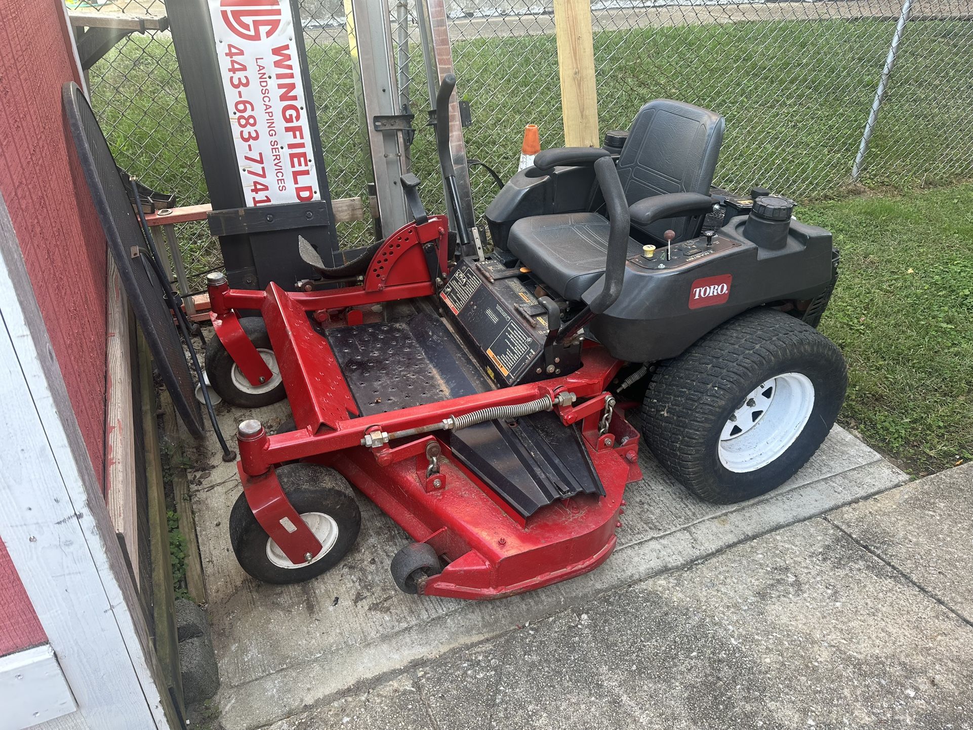 52” Toro Lazer Zero Turn Mower