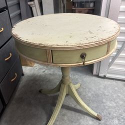 Vintage Round Side Table