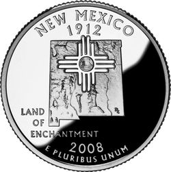 ROLL OF NEW MEXICO STATE QUARTERS