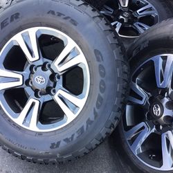 Four  Used Tires & Four Used Rims  