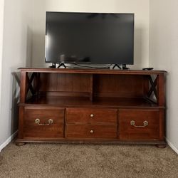 Antique Wood TV stand