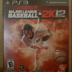 PS3 Major Leauge Baseball 2k12