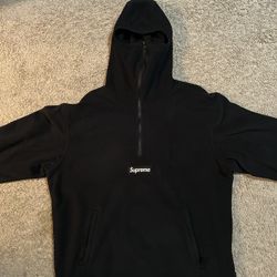 supreme polartec face mask hoodie