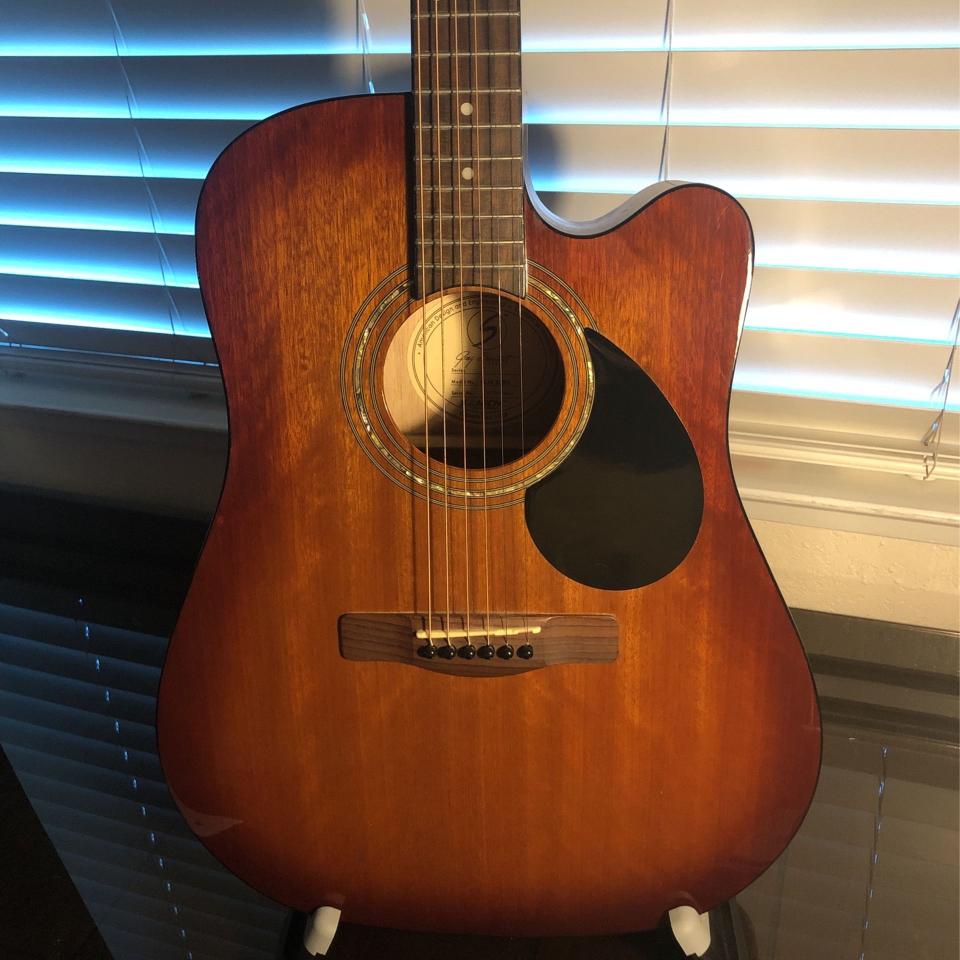 ⭐️ Greg Bennett D-1CE/BS Design Acoustic~Electric…Excellent Shape!! ⭐️ Nice Guitars Affordable⭐️   