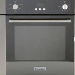 Magic Chef 24 In 2.2 Cu Ft Single Electric Wall Owen With Convection And Manual Clean 